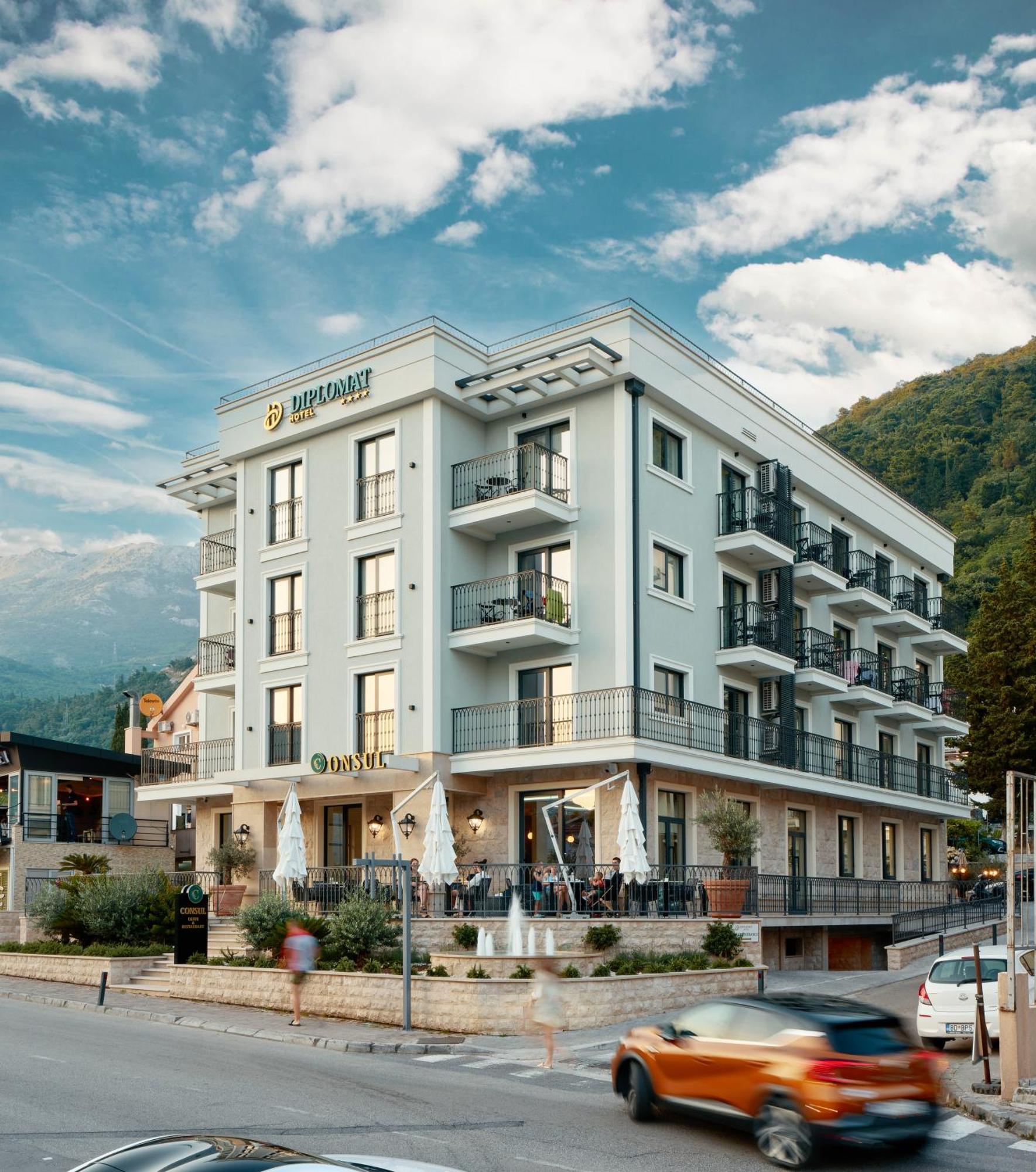Hotel Diplomat By Aycon Будва Екстериор снимка